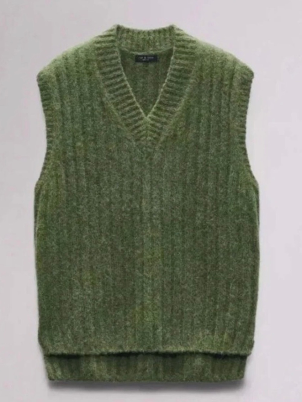 Rag & Bone Stassi Green Sweater Vest, Small, NWT